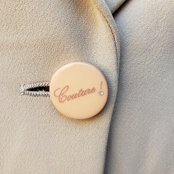 Vintage Moschino Couture One Button Blazer - M - Picture 8 of 16